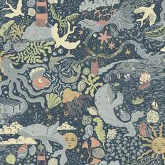 Tapeter Midbec York Wallcoverings Stjarnhimmel Light Green Wallpaper 396.0 In L X 20.9 In W X 0.03 In D