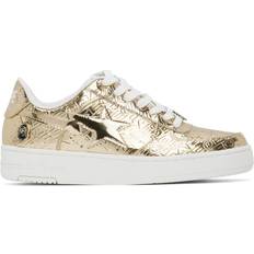 A Bathing Ape Bape Sta 5 M2 Sneakers - Gold