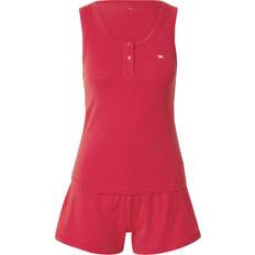 Modal Sovplagg Tommy Hilfiger Logo Racerback Pyjama Set - Vivacious Pink
