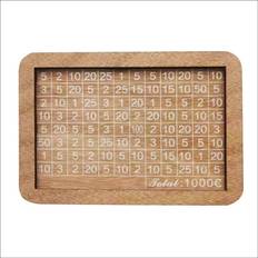 Wooden Money Box 17 x 12.5 x 7 cm