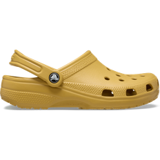 Women - Yellow Clogs Crocs Classic Clogs - Desert Grass