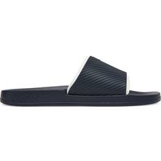 Calvin Klein Herre Badesandaler Calvin Klein Logo Sliders - Blue
