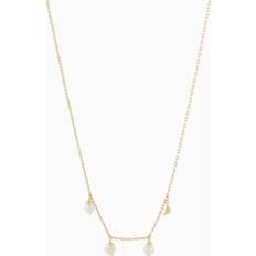 Emporio Armani Gold-Tone Brass Station Necklace