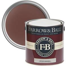 Brown - Wood Paints Farrow & Ball and Estate Eggshell Deep Reddish 750ml Wood Paint Brown 0.75L