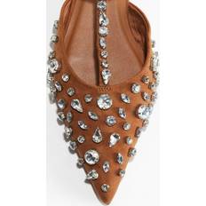 H&M Dame Sandaler Med Similipynt - Beige
