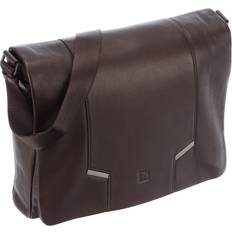 Delsey Mapper Delsey Überschlagtasche Mit Laptopfach - Braun