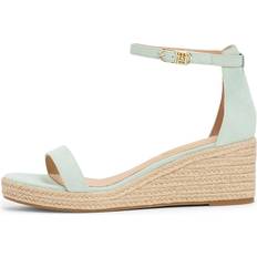 Beige Espadriller Tommy Hilfiger Suede Wedge Espadrilles - Flora