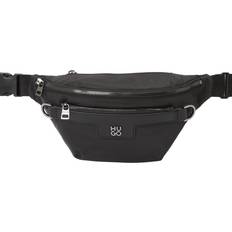 Herre - Skind Bæltetasker HUGO Nesh Fanny Pack 31 cm - Black