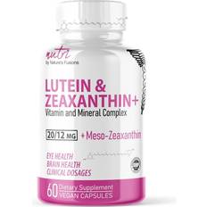 Lutein Zeaxanthin Meso Triple Caretenoid Vision Complex 20/12 mg 60 Vegan Capsules