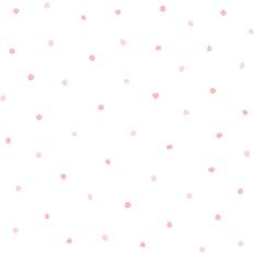 Dutch Wallcoverings Joy Stippen Wit Roze