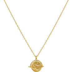 Maanesten Halsband Maanesten Bianca Necklace Dam Halsband Med Hänge - Gold