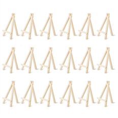 Easels on sale Spactz Mini Wood Display Easel 18pcs