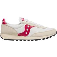Saucony Women Trainers Saucony Shadow 6000 Lace Up Trainers - White/Red