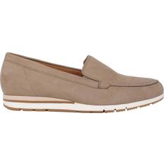 Sko Gabor Læder Dame Loafer Sommerkollektion - Beige