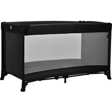 Weekendseng Asalvo Weekendseng 60 x 120 cm Sort 60x120cm