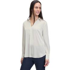 Betty Barclay Kläder Betty Barclay Satin Blouse With Collar - Off White