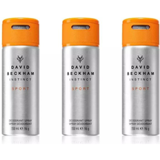 David Beckham Deodorant Body Spray 3 x 150ml