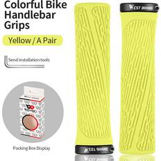 Yellow Grips Dechoicelife Silicone Mountain Bike Grips Handle Cover A-061