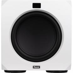 Aktiv baslåda Magnat Omega CS12 Aktiv Subwoofer Med Fjärrkontroll Mattvit