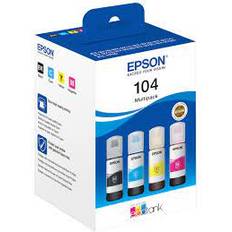 Epson 104 Multipack Ecotank Ink Bottles - T00P640