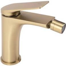 Single handles Bidet Taps REA Grifo De Bidé Avalon Brush Gold