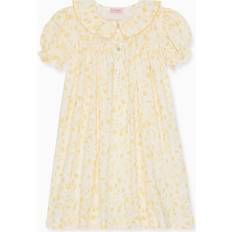 Yellow Nightgowns Children's Clothing La Coqueta Yellow Floral Cilla Girl - Nightgown