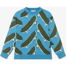 Stella McCartney Kids Boys Skateboard Sweatshirt - Blue Cotton