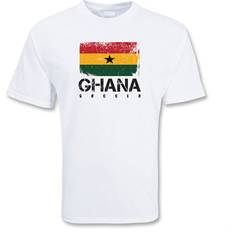 Ghana T-shirts Gildan Ghana Soccer T-shirt Men's White L