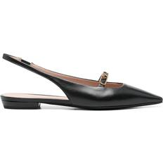 Emporio Armani Lave sko Emporio Armani Flade Sko Med Slingback-Strop - Sort