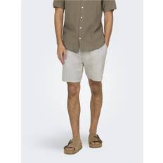 Kläder Only & Sons Onstel Normal Passform Shorts Vit