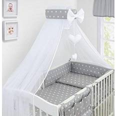 White Canopys Kid's Room Babymam Kids Bed Canopy Drape Mosquito Net