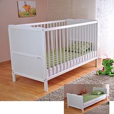 Kid's Room Marsell Baby Cot Bed with Aloe Vera Foam Mattress