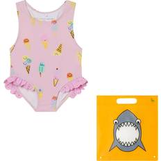 24-36M Bathing Suits Children's Clothing Stella McCartney Kids Ice Cream Frill Swimsuit - Pink