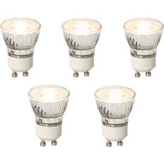 Luedd Set Med 5 GU10 Dimbara LED-Lampor 35mm 4W 200 lm 2700K