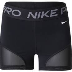 Nike Pro Cykelshorts Med Mellemhøj Talje Og Mesh Paneler - Sort