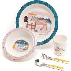 Vaisselle pour bébé Amadeus Coffret Repas Enfant 5 Pièces
