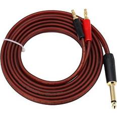 Cables Sodial 1/4 Auf Bananenstecker 6.35 Mm Phono Auf Bananenstecker Lautsprecher-AUD1398