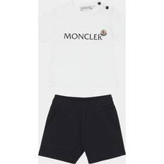 Drenge - S Jumpsuits Moncler T-Shirt & Short Set Infants - White