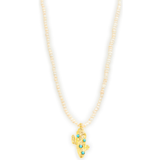 Men - White Necklaces Axel Arigato Collier Cactus - Blanc