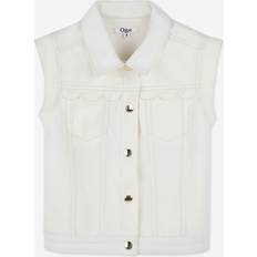 Bomuld Polstrede veste Børnetøj Chloé Jacket Chloé Kids - White