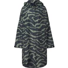 Capes & Ponchos Street One Funktionsmantel Kapuzen-Poncho mit Print - Schwarz