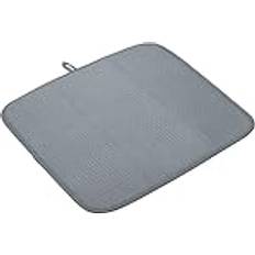 KitchenCraft Stort Absorberande Diskunderlägg 45 x 40 cm Grå Diskställ