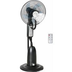 Ventilateurs Homcom Ventilateur Sur Pied 90W 3 Vitesses D44,5cm Noir