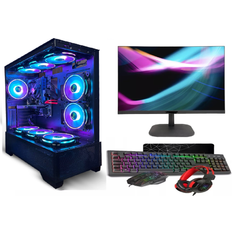 Asc Technology Gaming PC Bundle Intel Core i7 RTX3050 6GB 16GB RAM 256GB SSD