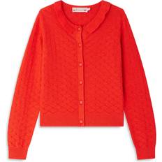 Orange Cardigans Children's Clothing Bonpoint Girls' Emy Cardigan - Coquelicot