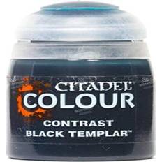 Hobbymaterial Games Workshop Citadel Pot De Peinture Contrast Black Templar 18ml