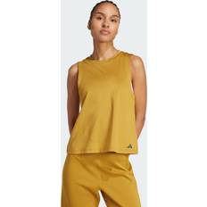Bronze - Dame Overdele adidas Yoga Tanktop - Preloved Bronze