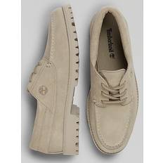 Waterproof Boat Shoes Timberland Men's Authentics Light Lace-Up Lug Bottom Boat Shoes - Light Brown