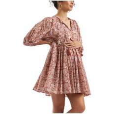 Ripe Maternity Cali Nursing Dress Amber White L