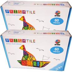 Magnetic Tiles Byggesæt 120 Stk 60+60